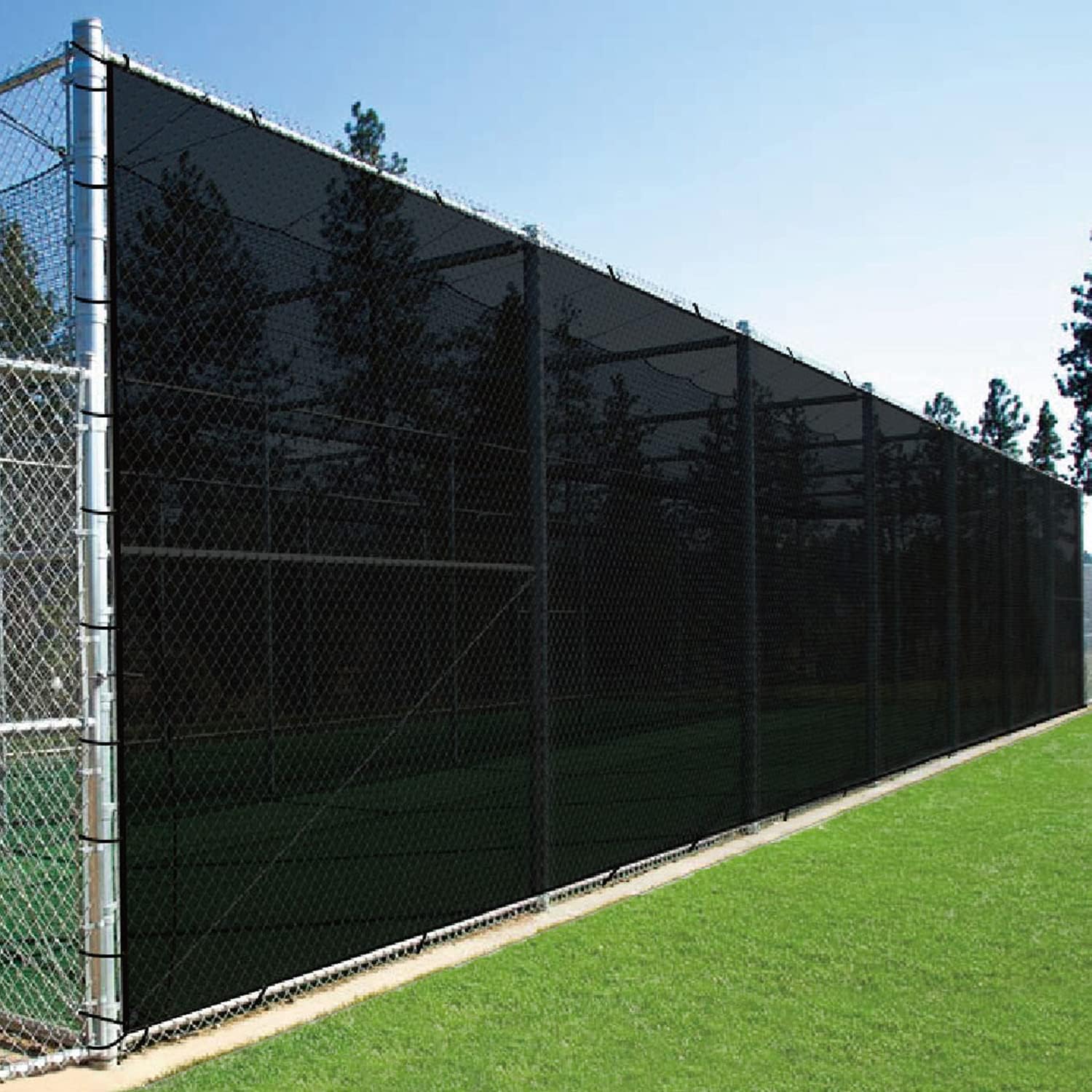 Privacy Fence Screen Heavy Duty Windscreen Net Shade Fabric with Brass Grommets for Outdoor Fence Graden Patio Deck Swimming Pool