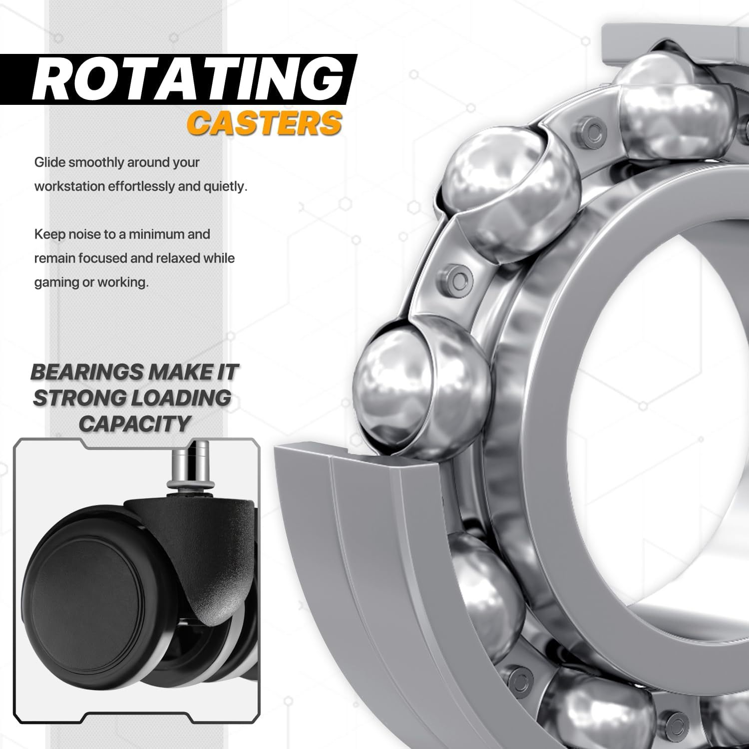 Computer Gaming Chair in Green Ergonomic Video Game Adjustable Swivel Task Chair Padded Flip-up Arms with Wheels for Teens Adults Gamer, Black/Green