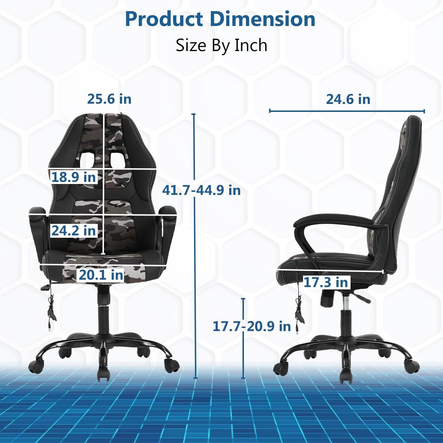 Ergonomic Computer Chair for Adult, Computer Gaming Desk Chair