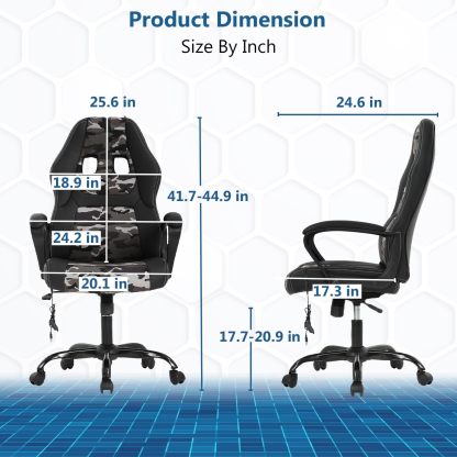 Ergonomic Computer Chair for Adult, Computer Gaming Desk Chair
