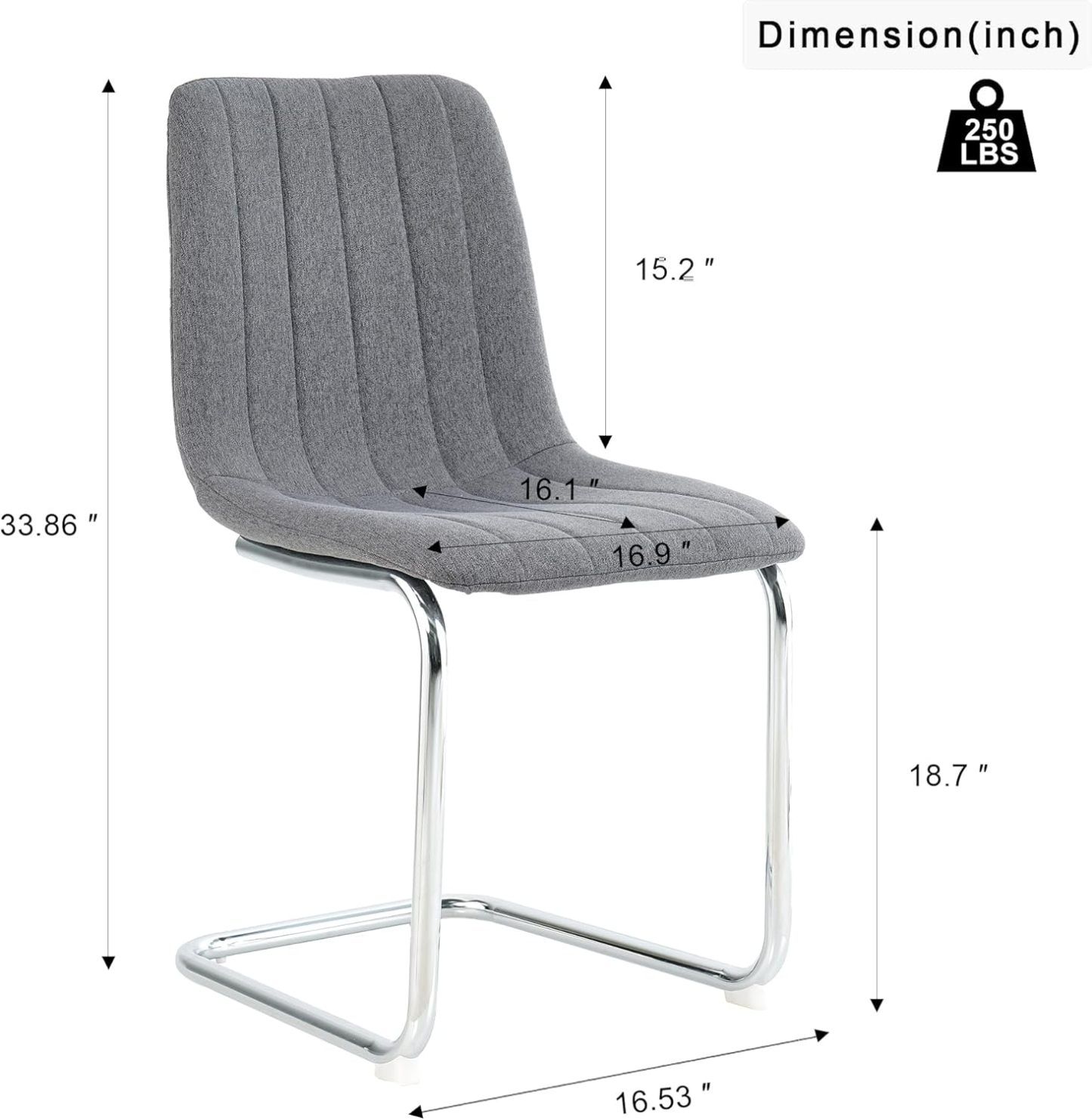 Upholstered Kitchen Dining Table Chairs Set of 2, Modern Luxury Living Room Bedroom Vanity Makeup Accent Chairs, Small Student Desk Chair