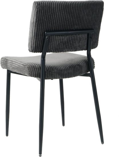 Grey Dining Table Chairs Set of 2, Upholstered Boucle Kitchen Dining Room Chairs, Vanity Chair with Back, Modern Comfy Accent Chairs