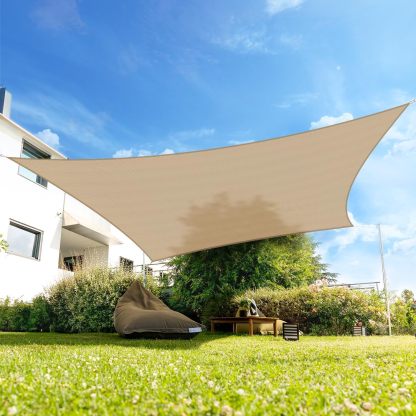 Rectangle Shade Sail Canopy Sun Shade for Patio Outside Shade Cloth Awning Outdoor Garden
