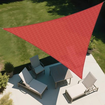 Triangle Canopy Awning Fabric Cloth Screen UV Block Heavy Duty Commercial Grade Outdoor Patio Carport