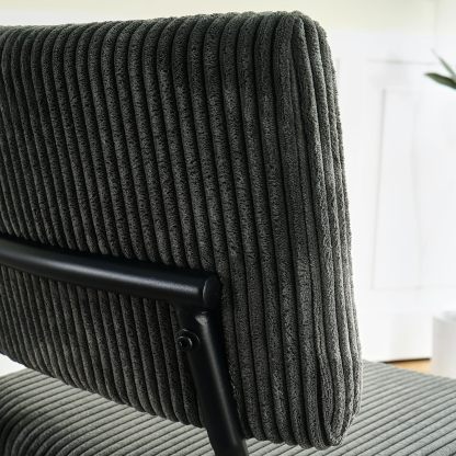 Grey Dining Table Chairs Set of 2, Upholstered Boucle Kitchen Dining Room Chairs, Vanity Chair with Back, Modern Comfy Accent Chairs