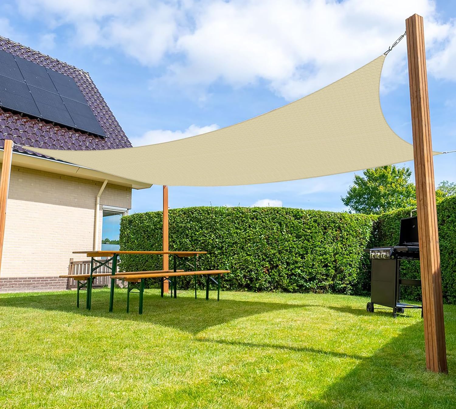 Rectangle Shade Sail Canopy Sun Shade for Patio Outside Shade Cloth Awning Outdoor Garden