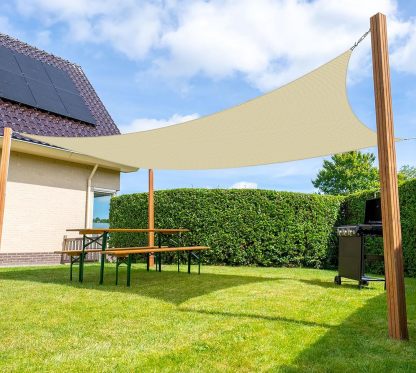 Rectangle Shade Sail Canopy Sun Shade for Patio Outside Shade Cloth Awning Outdoor Garden