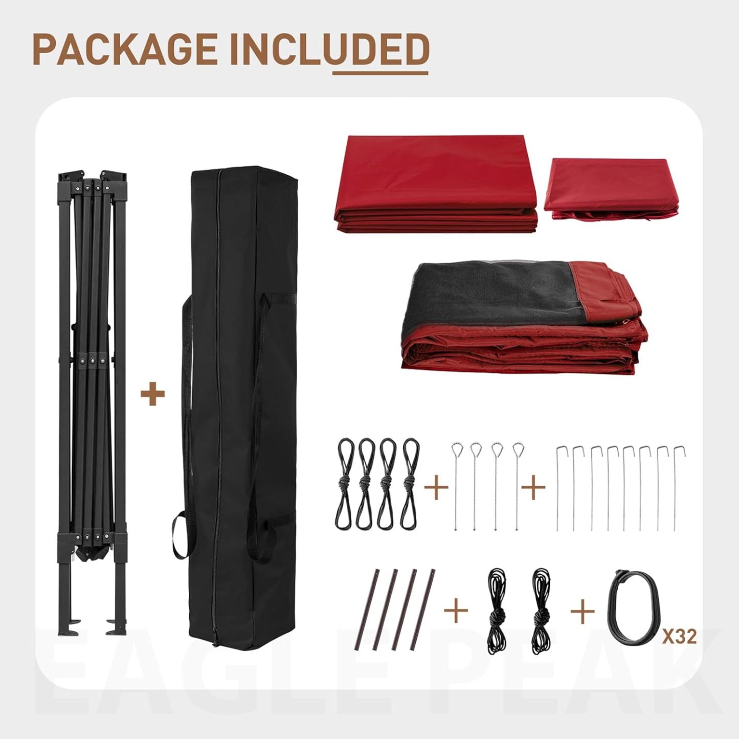 Steel Pop-Up Gazebo-11' W X 11' D X 9' 8 2/5'' H