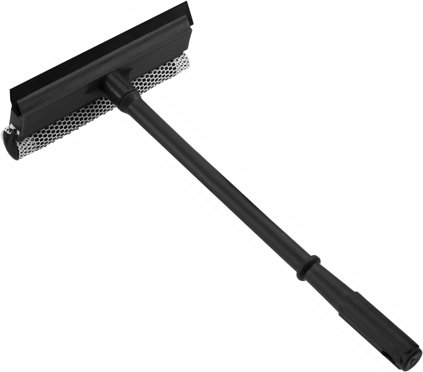 15.9" Plastic Handle Window Squeegee for Home, 2-in-1 Auto Window Cleaner 