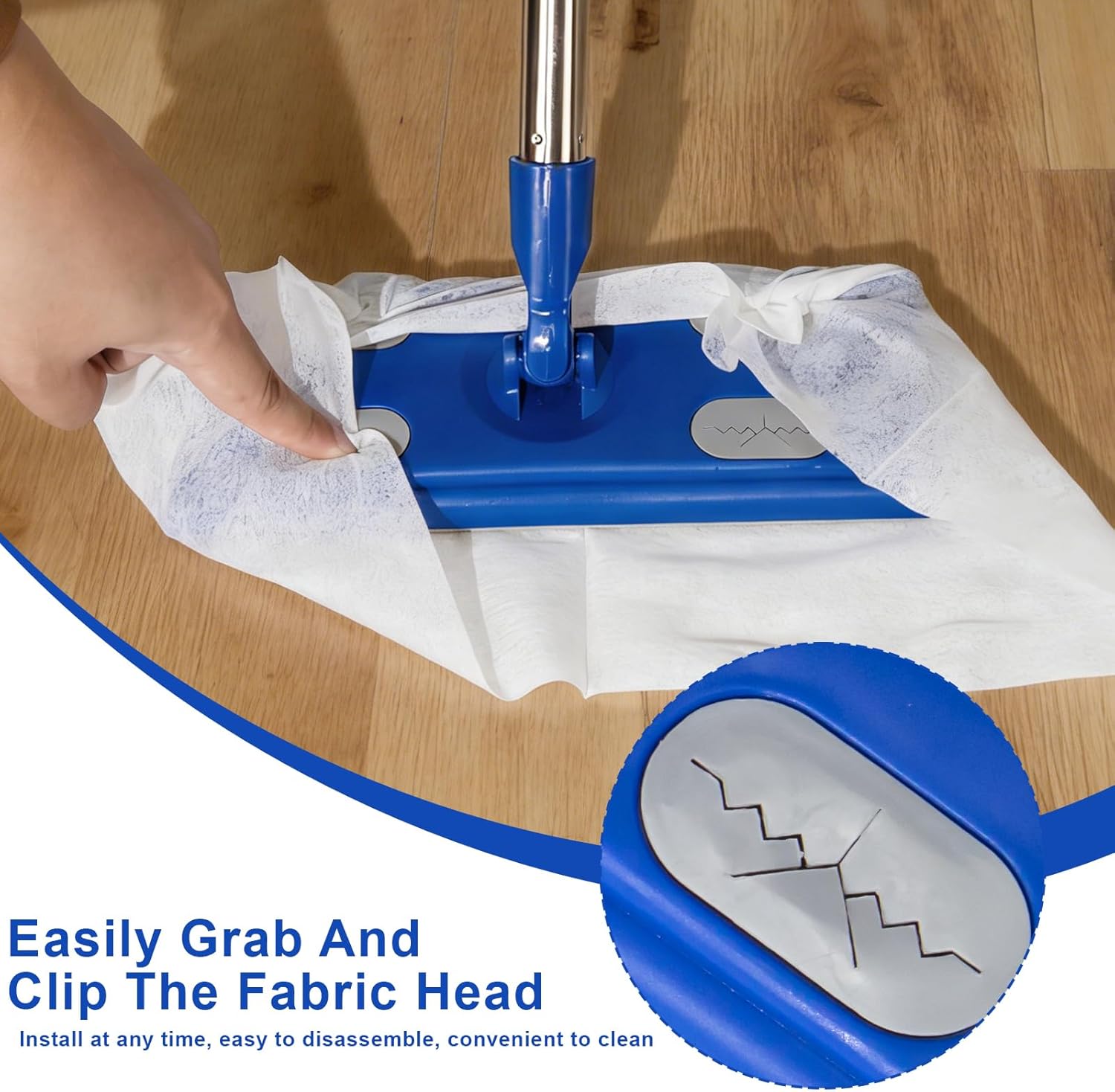 2-in-1 Mops for Floor Cleaning, Dry and Wet Multi