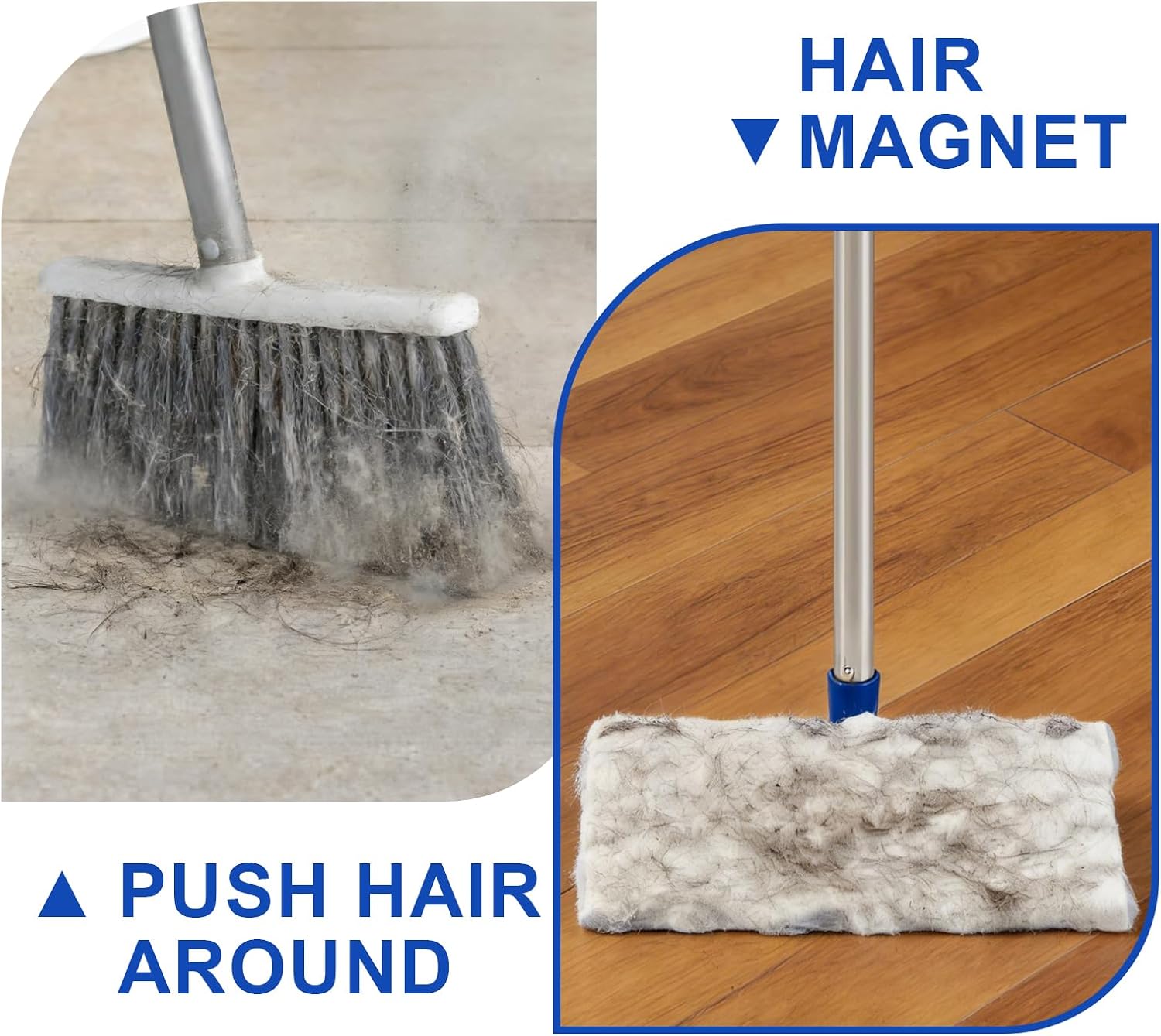 2-in-1 Mops for Floor Cleaning, Dry and Wet Multi