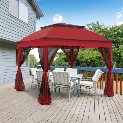 Steel Pop-Up Gazebo-11' W X 11' D X 9' 8 2/5'' H