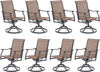 Outdoor Dining Chairs Set of 8