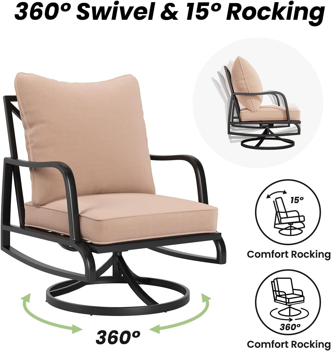 5 Seat Patio Furniture Set