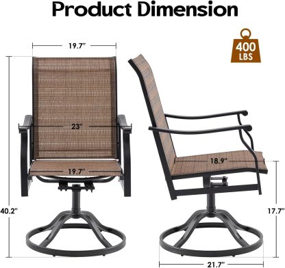 Outdoor Dining Chairs Set of 8