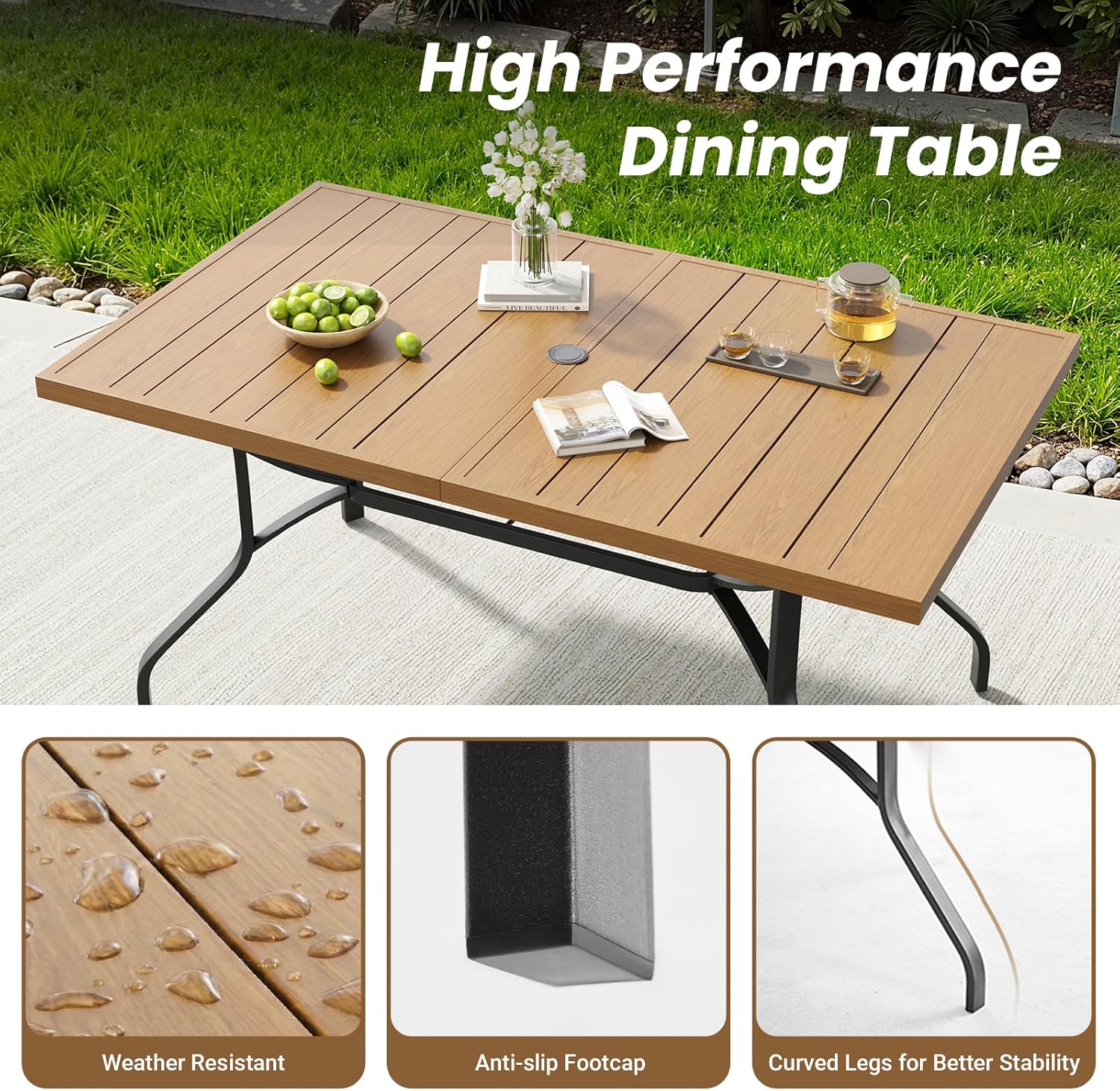 Outdoor Dining Set for 6