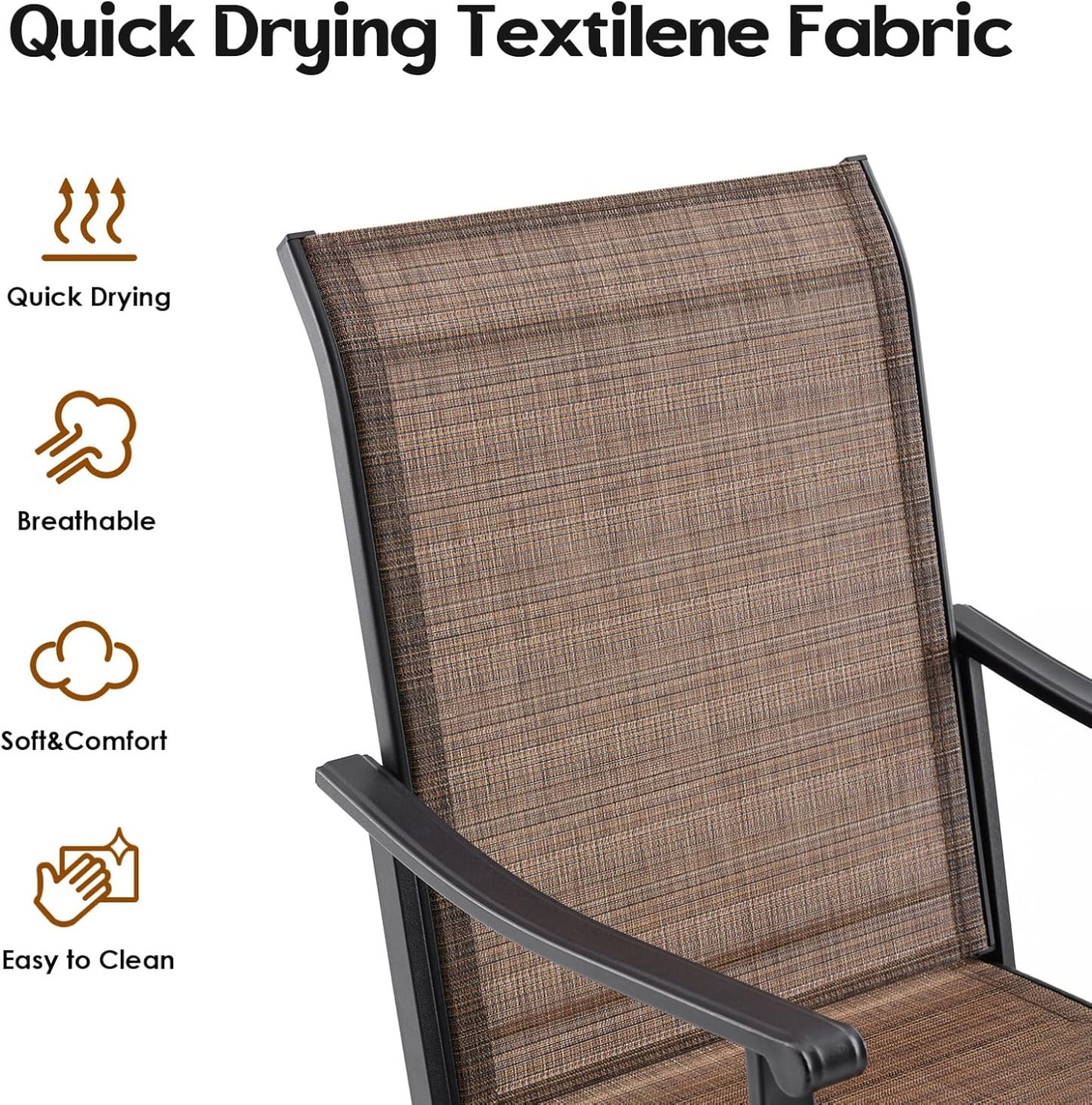 Outdoor Dining Chairs Set of 8