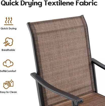 Outdoor Dining Chairs Set of 8