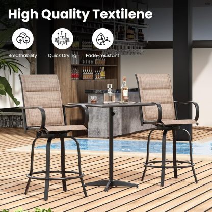 All Weather Outdoor Bar Height Chairs