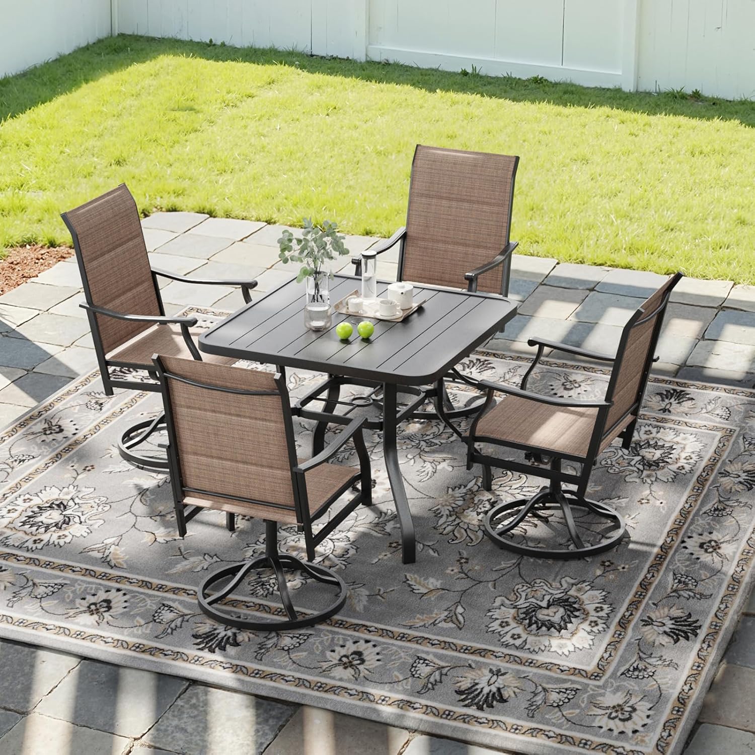 5-Piece Outdoor Table and Chairs Set