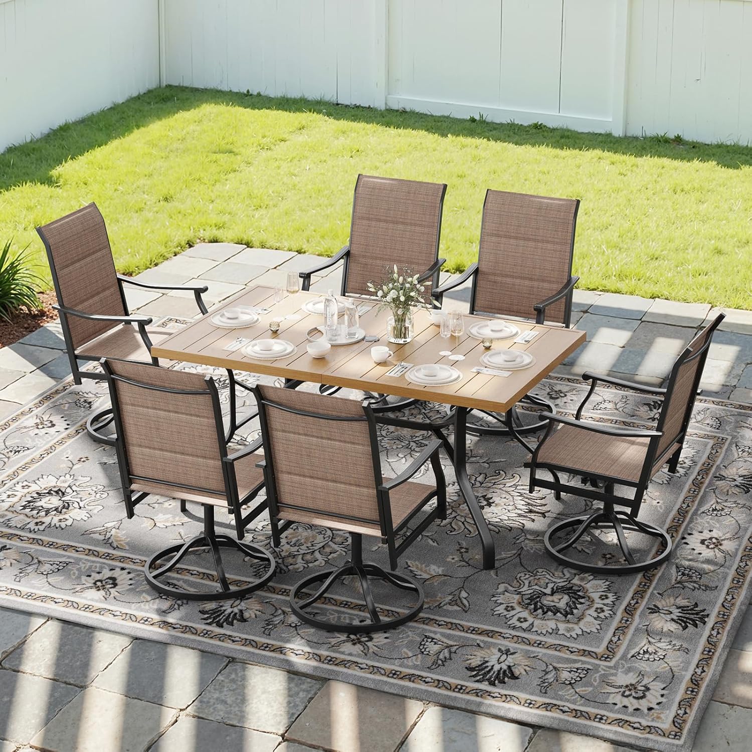 Outdoor Dining Set for 6
