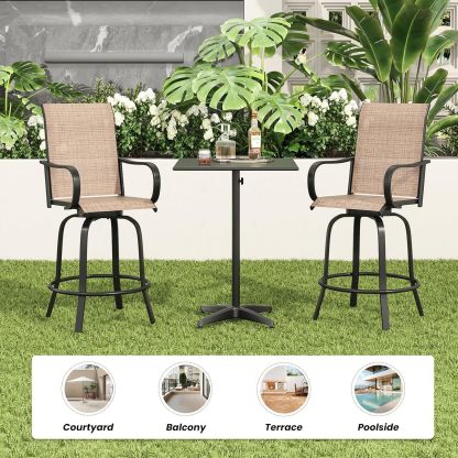 Outdoor Bar Stools Set of 2