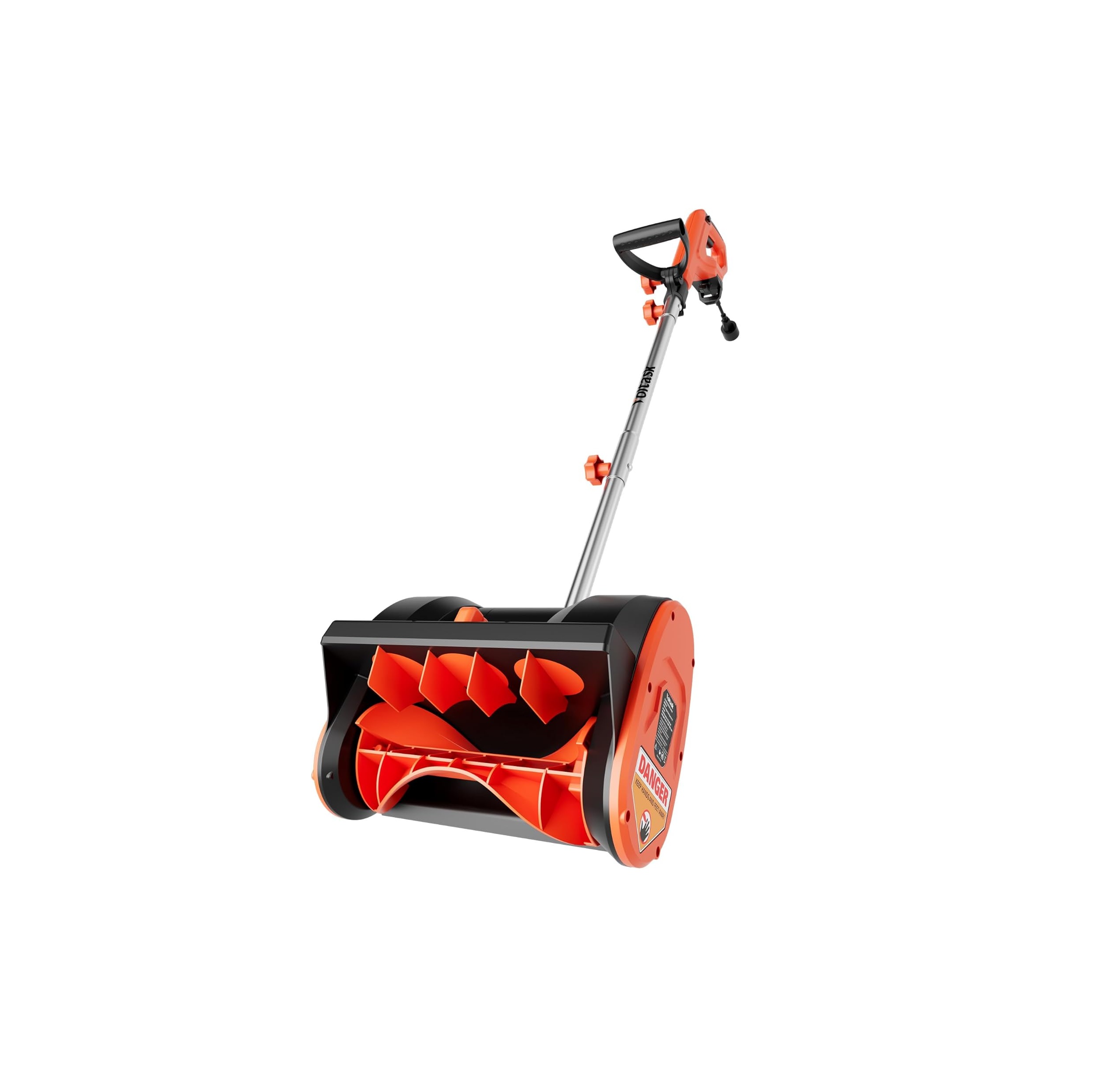 12-Inch Corded Snow Blower, 10 Amp Electric Snow Blower with Directional Plate