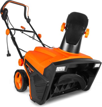 15-Amp 20-Inch Electric Snow Blaster with Dual LED Lights
