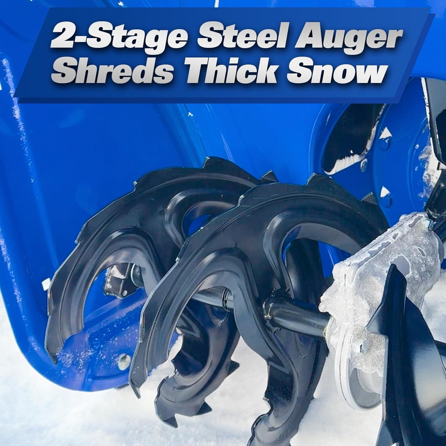 24 Inch Self-Propelled Snowblower Gas Powered, 209cc Gasoline Snow Blower with Electric Start and LED Headlight