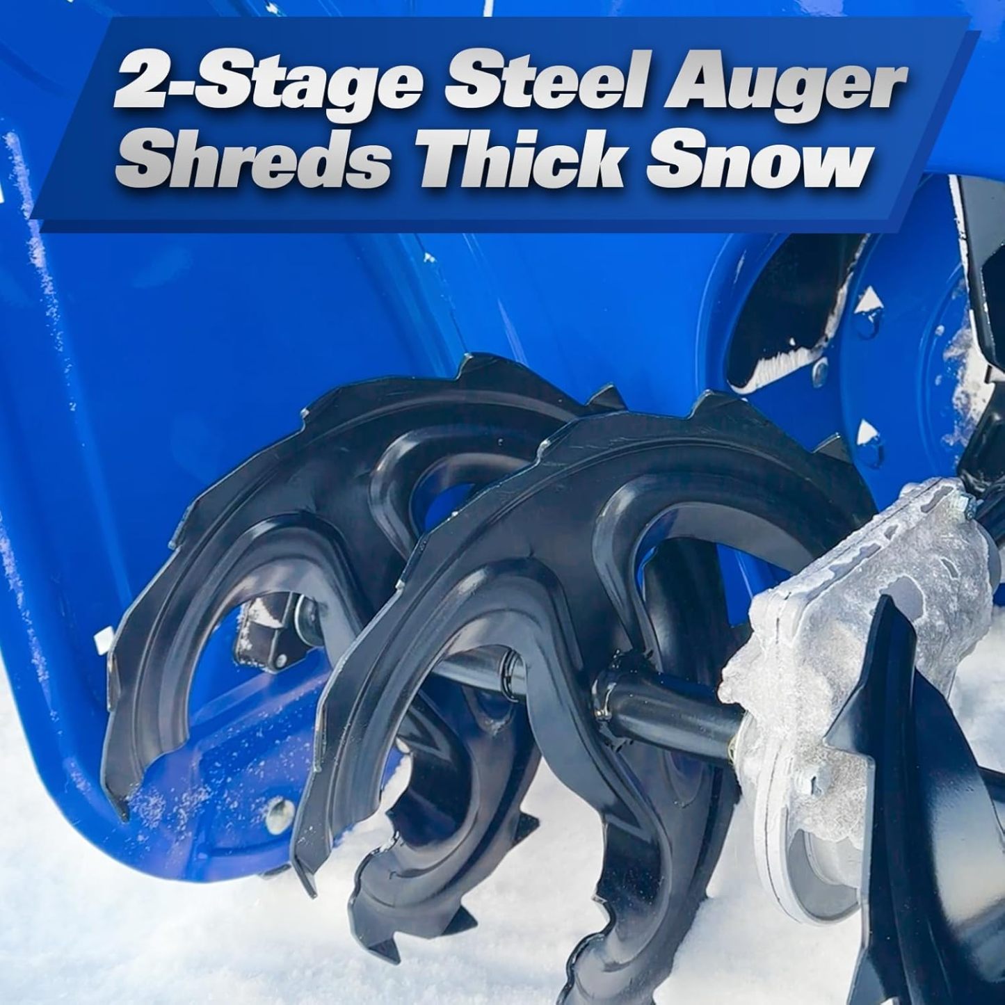 24 Inch Self-Propelled Snowblower Gas Powered, 209cc Gasoline Snow Blower with Electric Start and LED Headlight