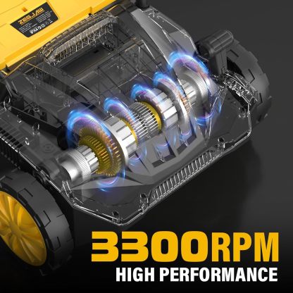 13” 12Amp Lawn Dethatcher with 4-Position Depth Adjustment, 30L Collection Bag, 2 in 1 Walk Behind Thatch Removing for Lawn