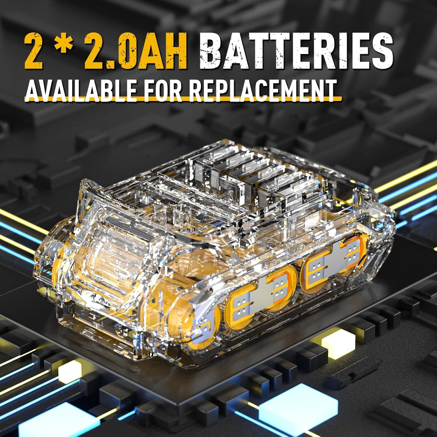 Cordless String Trimmer and Edger, 10 Inch 20V Weed Wacker Battery Operated Lawn Edger with 8 Pcs Replace Spool Trimmer Lines - 1 Batteries & Charger Included (10-inch)