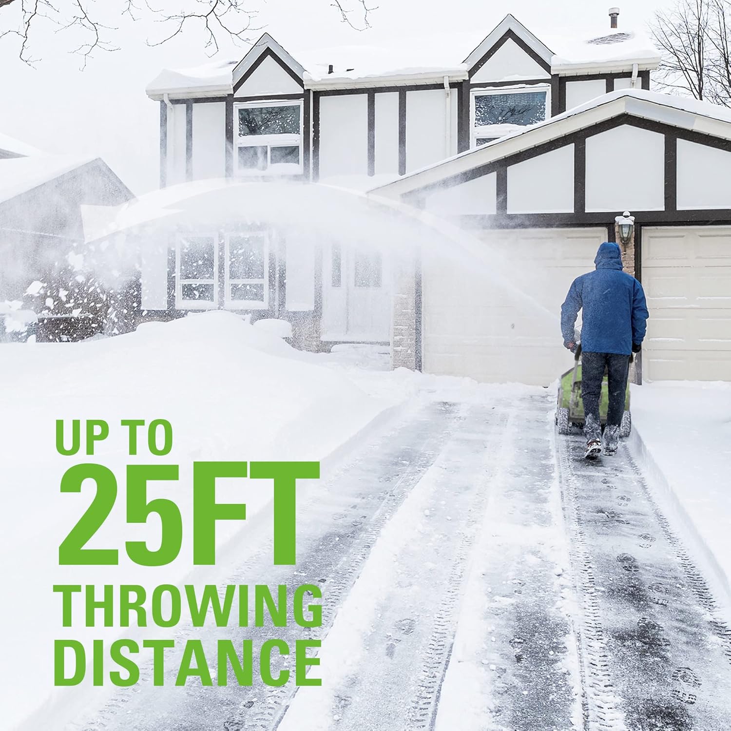 13 Amp 20-Inch Corded Snow Thrower