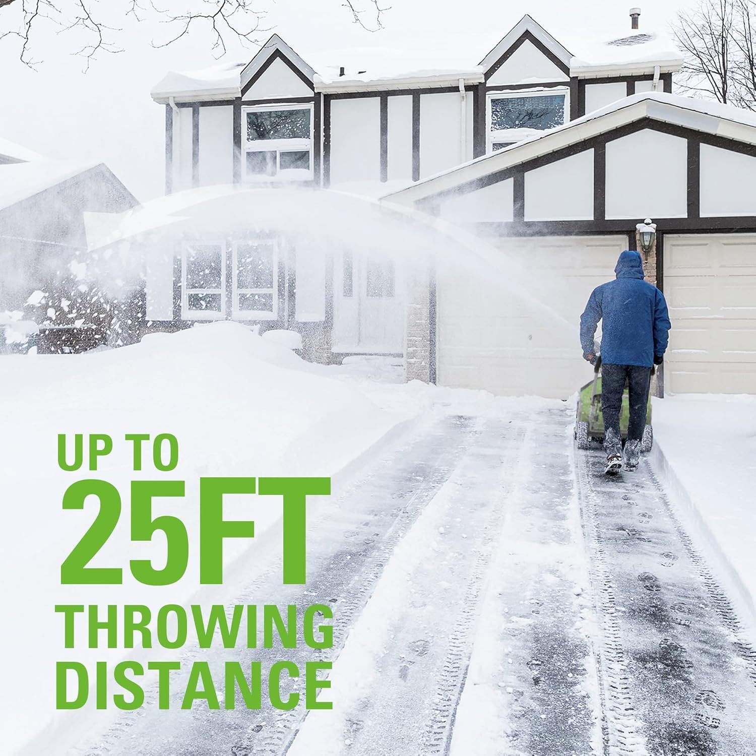 13 Amp 20-Inch Corded Snow Thrower