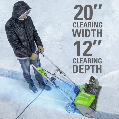 13 Amp 20-Inch Corded Snow Thrower