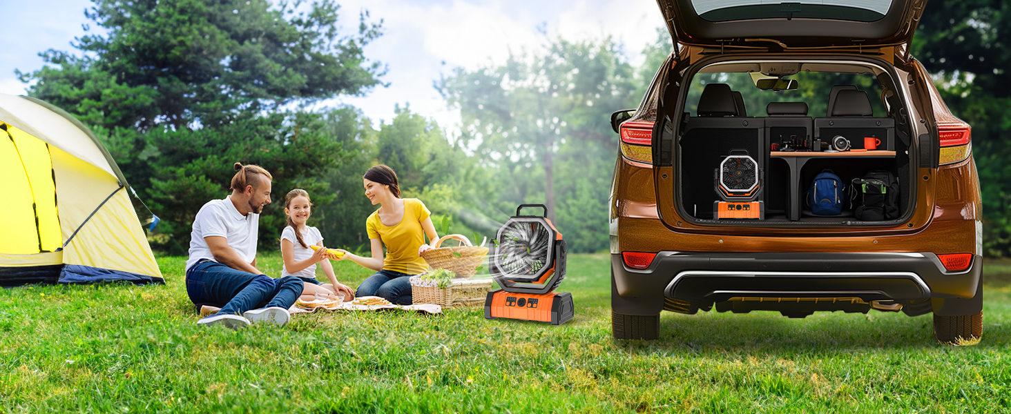 Portable Fan for Outdoor