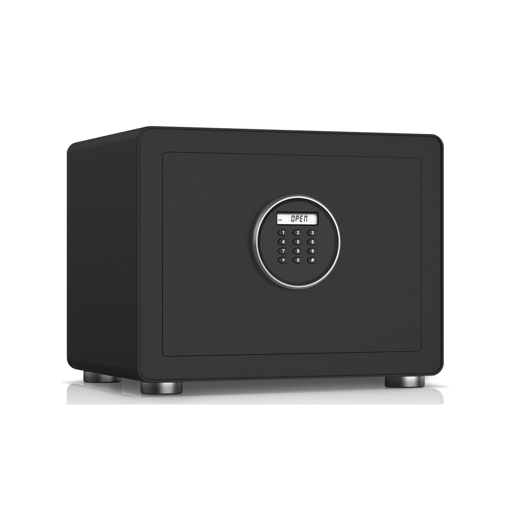 1.28 Cubic Feet Digital Safe Box with Full Felt Lining, High Capacity Safety Steel Household Wardrobe