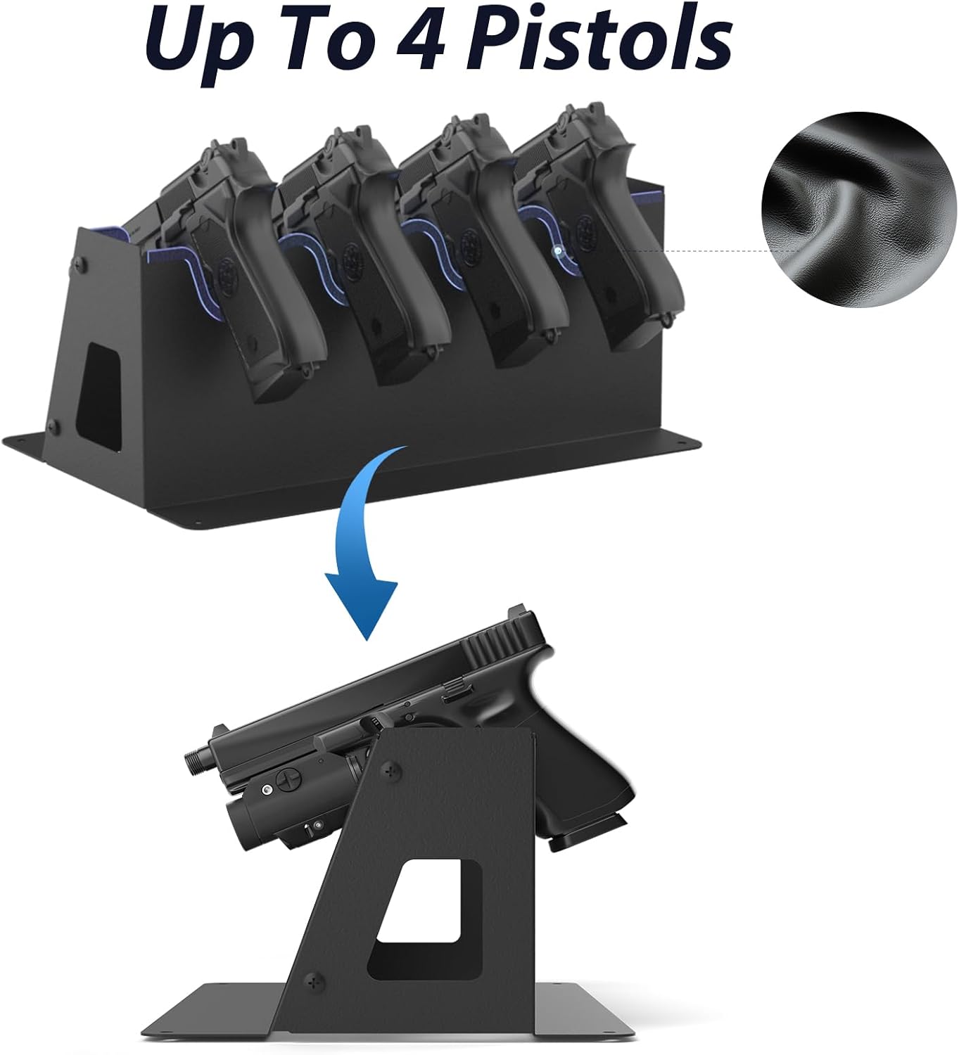 Biometric Gun Safe (1.71 cu. ft.) – Quick Access Multiple Handgun Storage with Fingerprint & Backlit Keypad