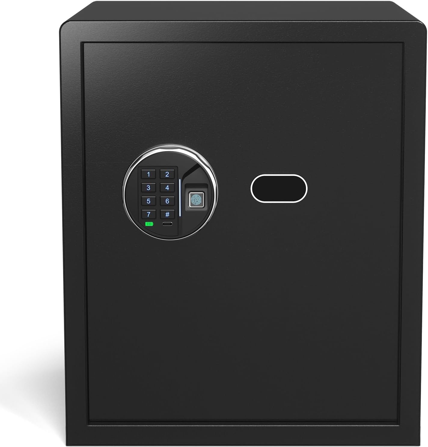 Biometric Gun Safe (1.71 cu. ft.) – Quick Access Multiple Handgun Storage with Fingerprint & Backlit Keypad