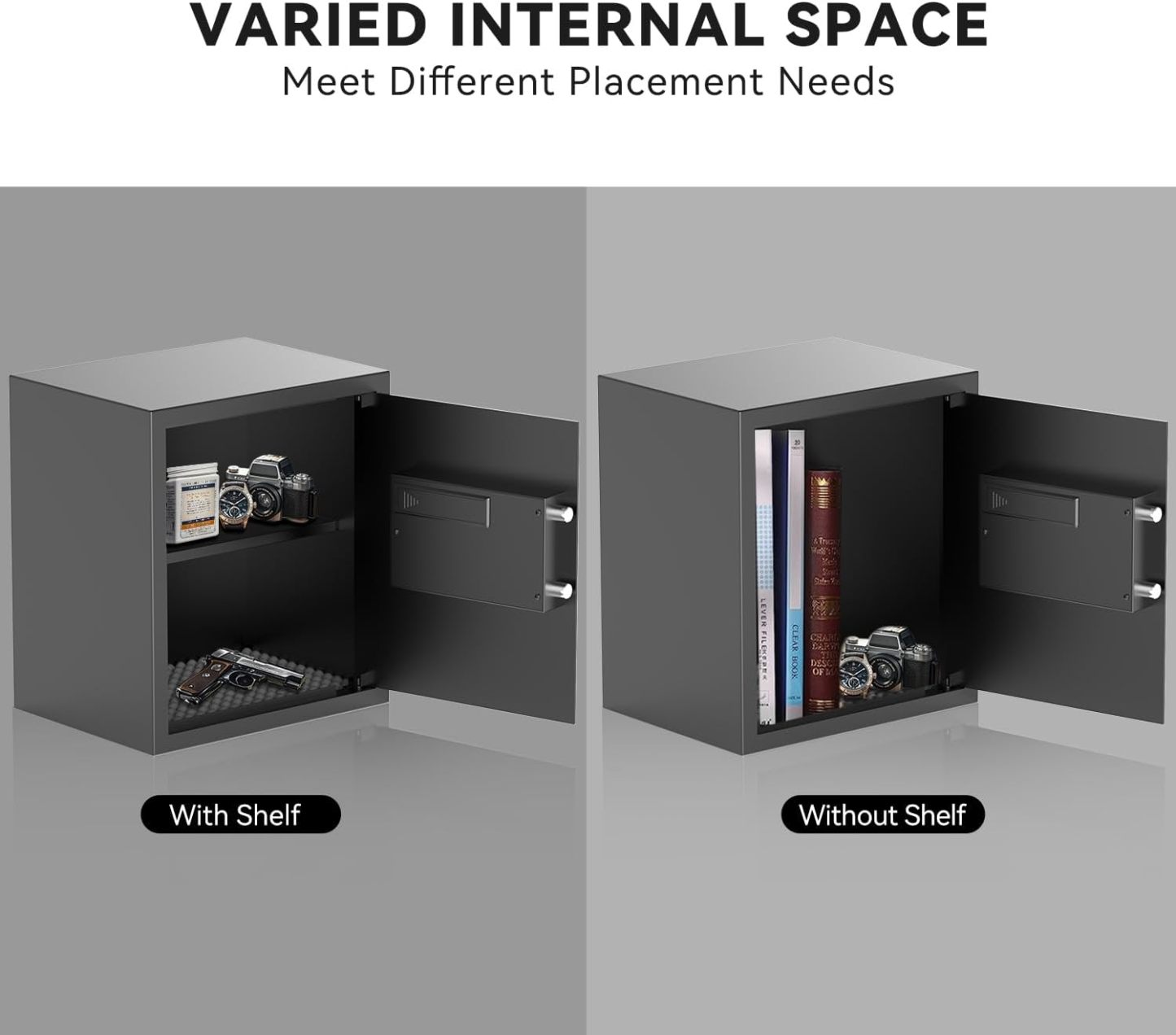 Biometric Fingerprint Touchscreen Small Home Security Safe (2.25 Cuft-Fingerprint)