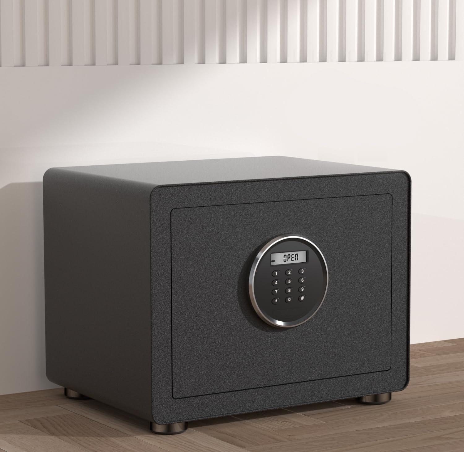 1.28 Cubic Feet Digital Safe Box with Full Felt Lining, High Capacity Safety Steel Household Wardrobe