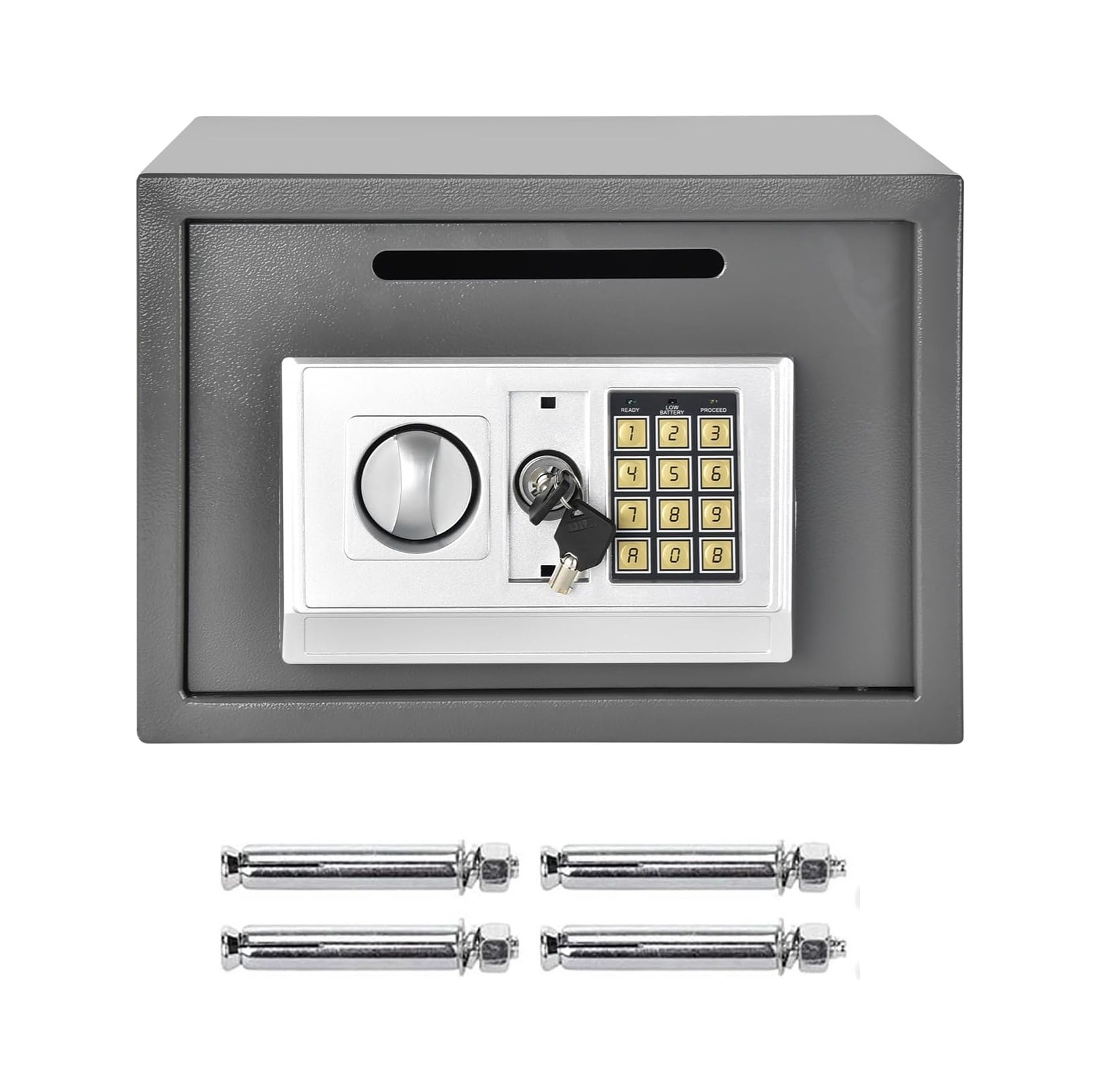 Safe Box Digital Keypad Lock Steel Security Box Money Box for Home, Hotel Safe Box 16L