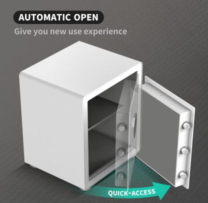 2.25 Cubic Feet Auto-Open Safe Box with Digital Virtual Password,Safety Steel Home Safes