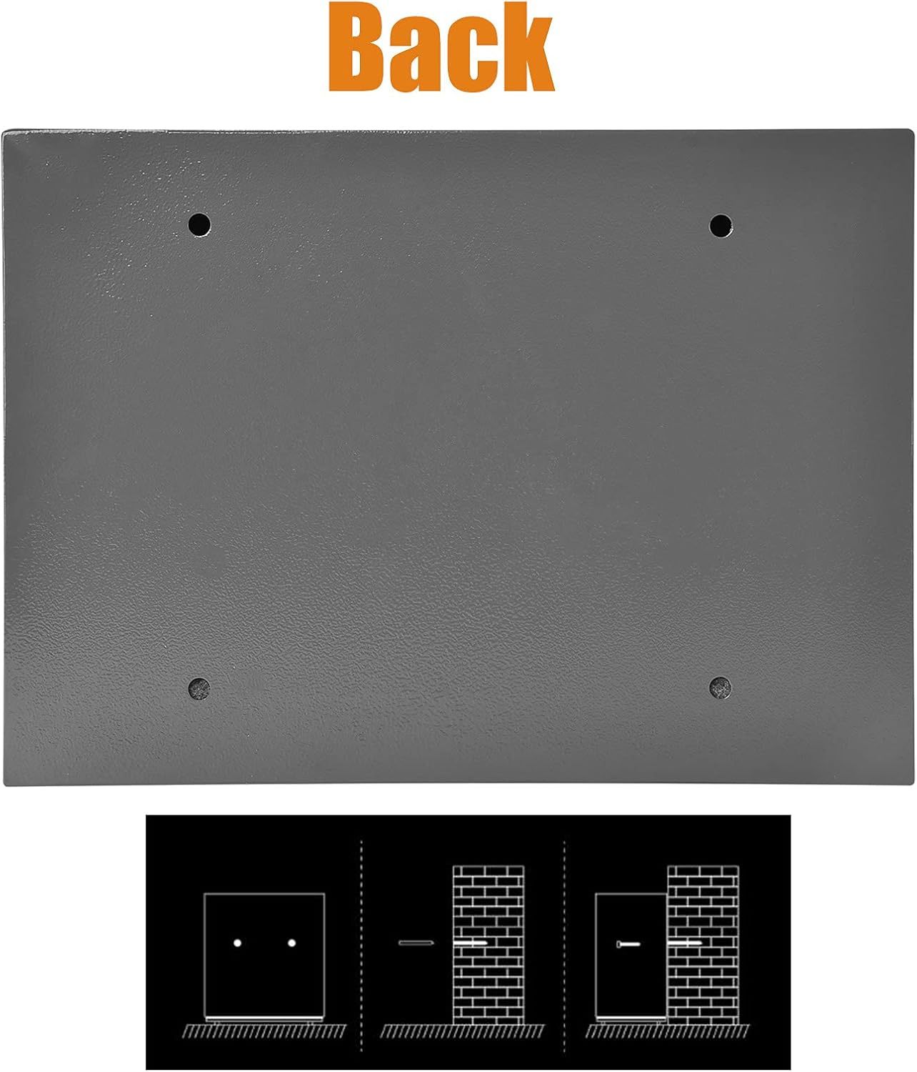 Safe Box Digital Keypad Lock Steel Security Box Money Box for Home, Hotel Safe Box 16L