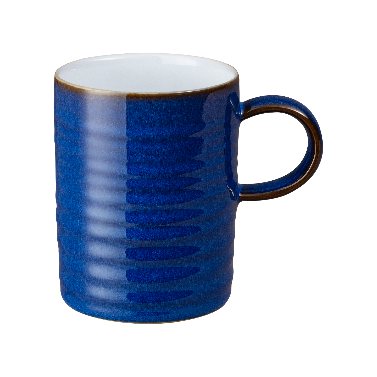 Imperial Blue Ridged Mug -