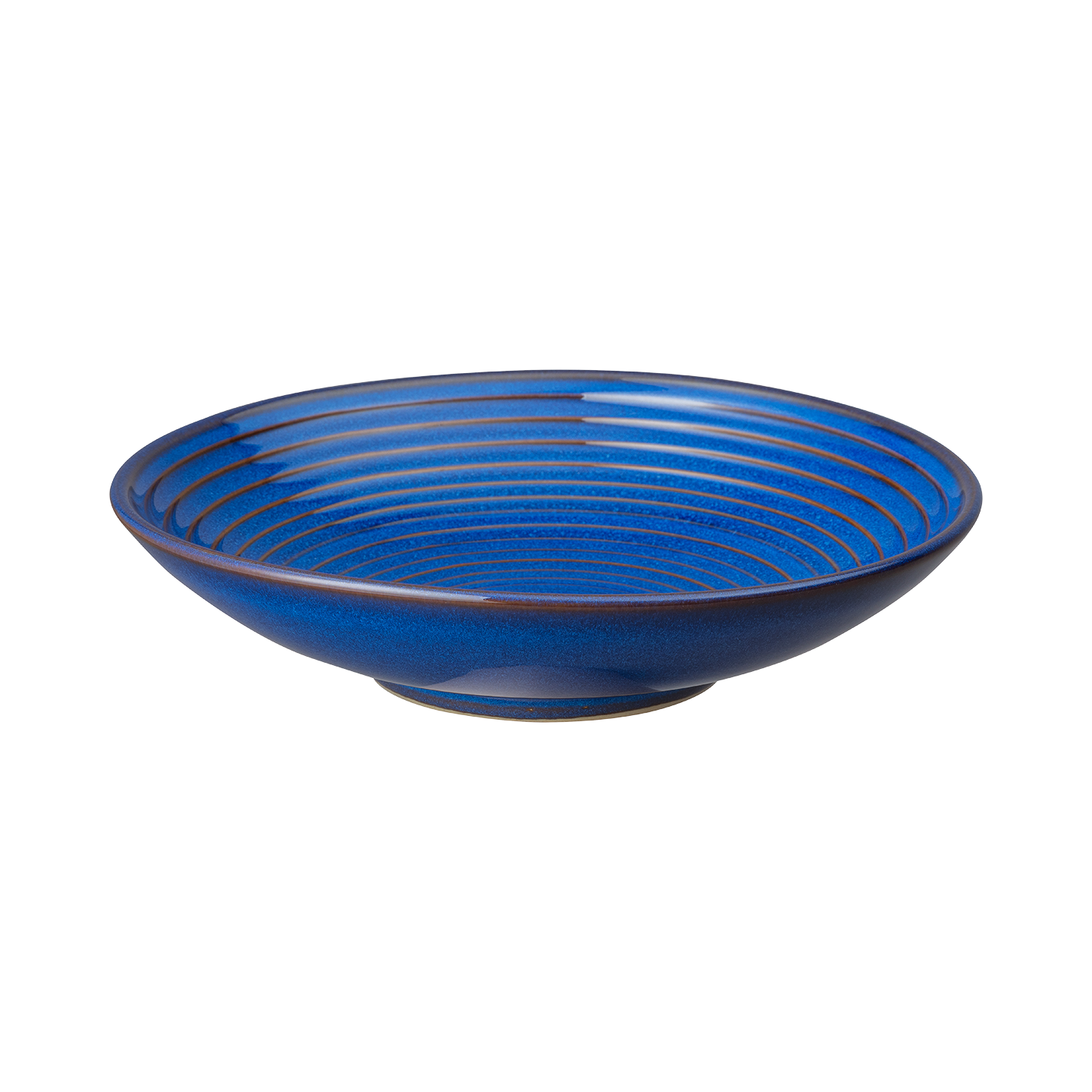 Imperial Blue Medium Ridged Bowl -