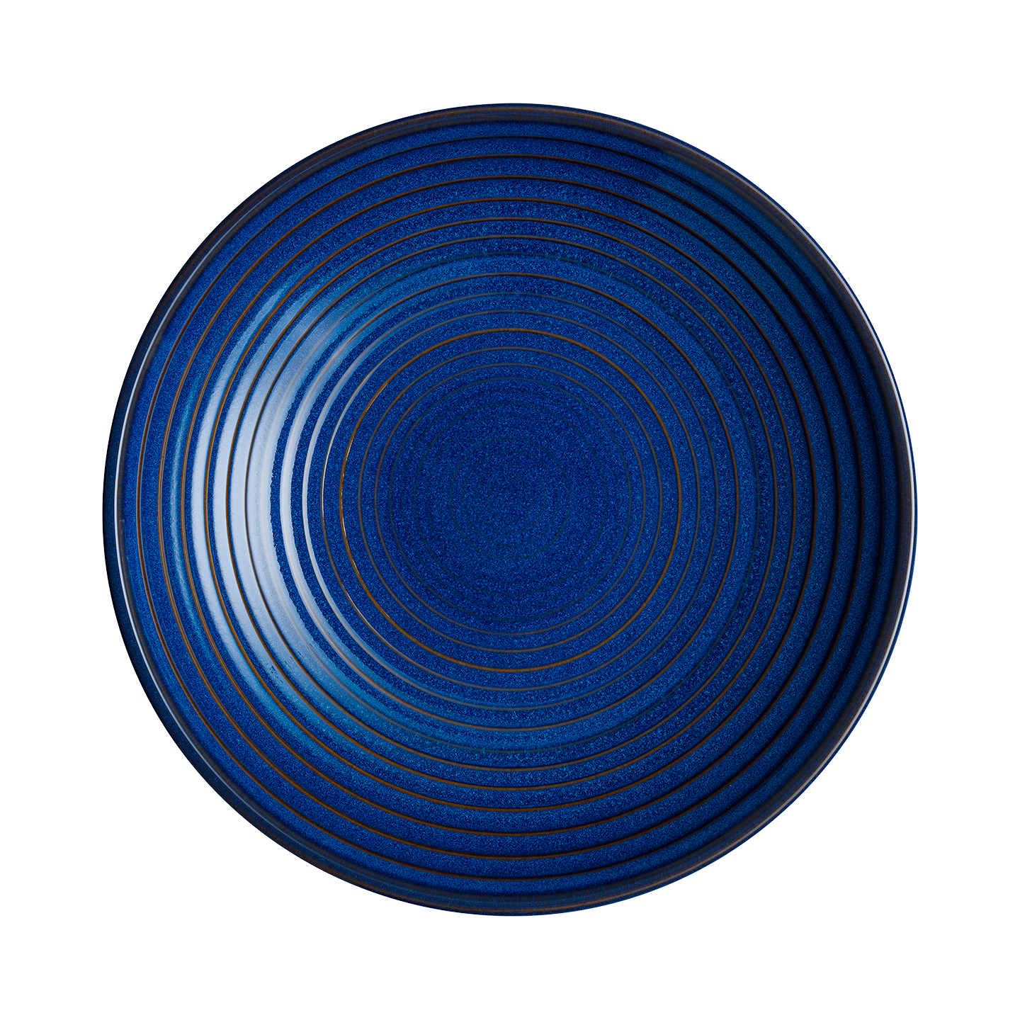 Imperial Blue Medium Ridged Bowl