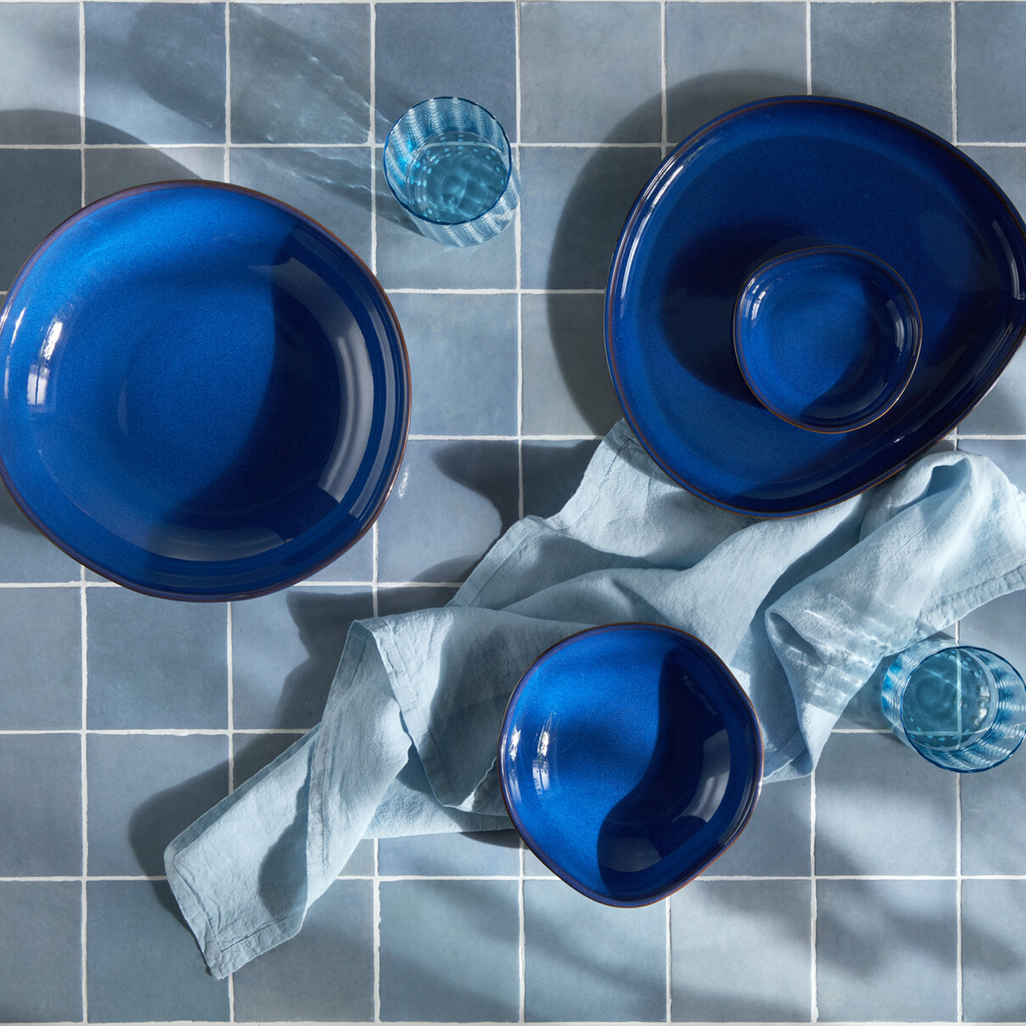 Imperial Blue Medium Organic Dish - Thumbnail 3