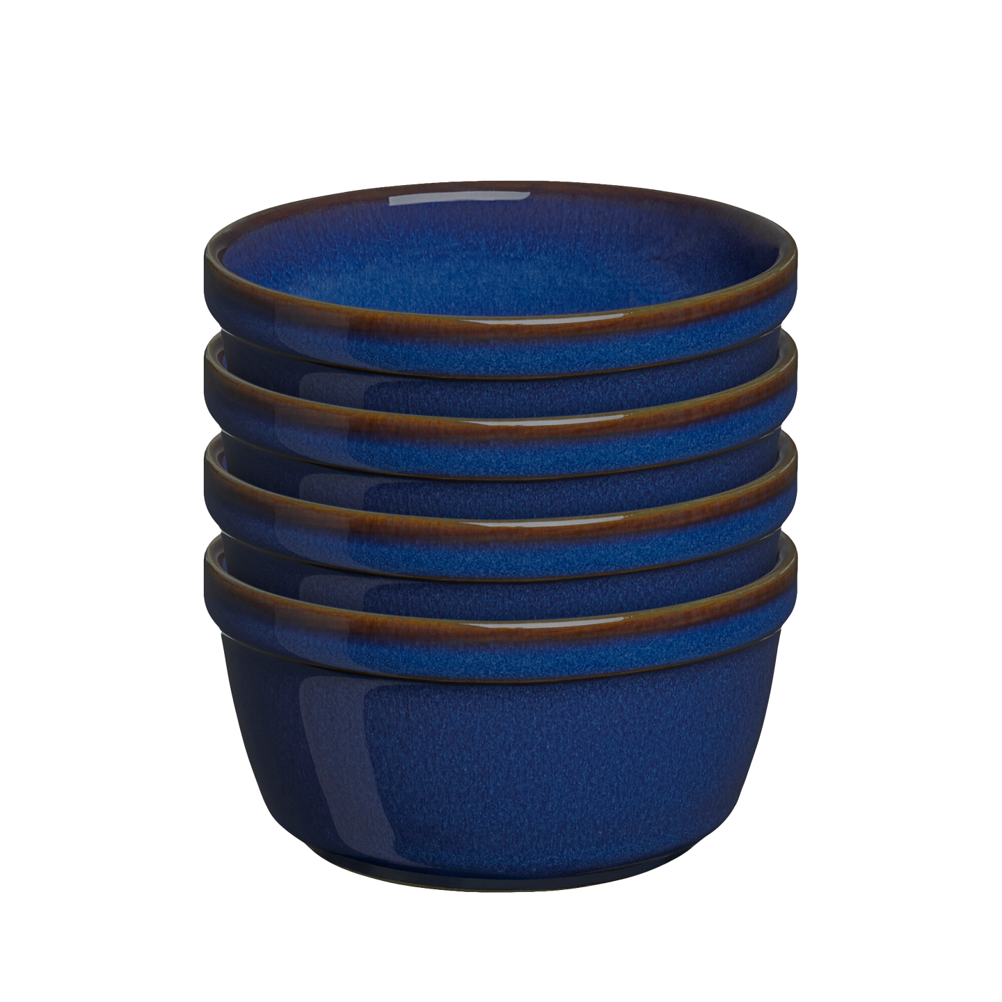 Imperial Blue Set Of 4 Ramekins