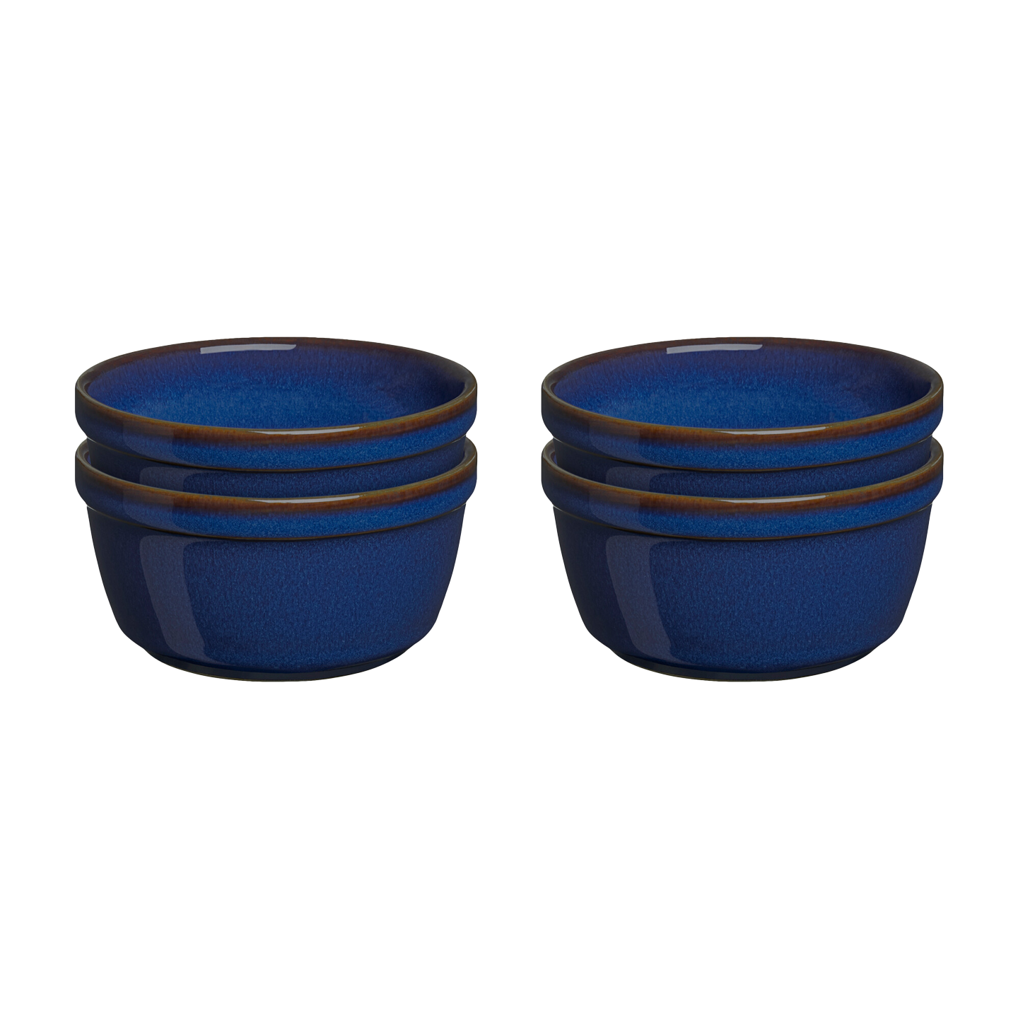 Imperial Blue Set Of 4 Ramekins